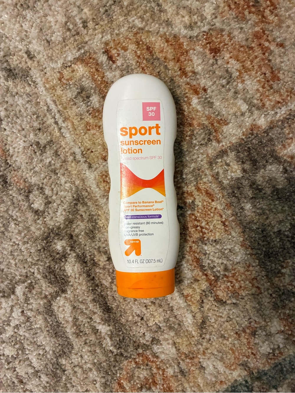 Target Sport SPF 30 Sunscreen Lotion - Orange and White Bottle